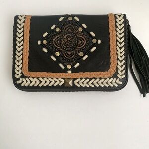 PRELOVED LIKE NEW GYPSET WALLET DARK CHOCOLATE COLOR